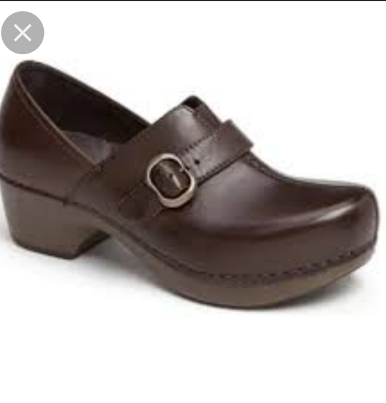 Dansko Tamara Brown Leather Clog size 41 US 10.5/11